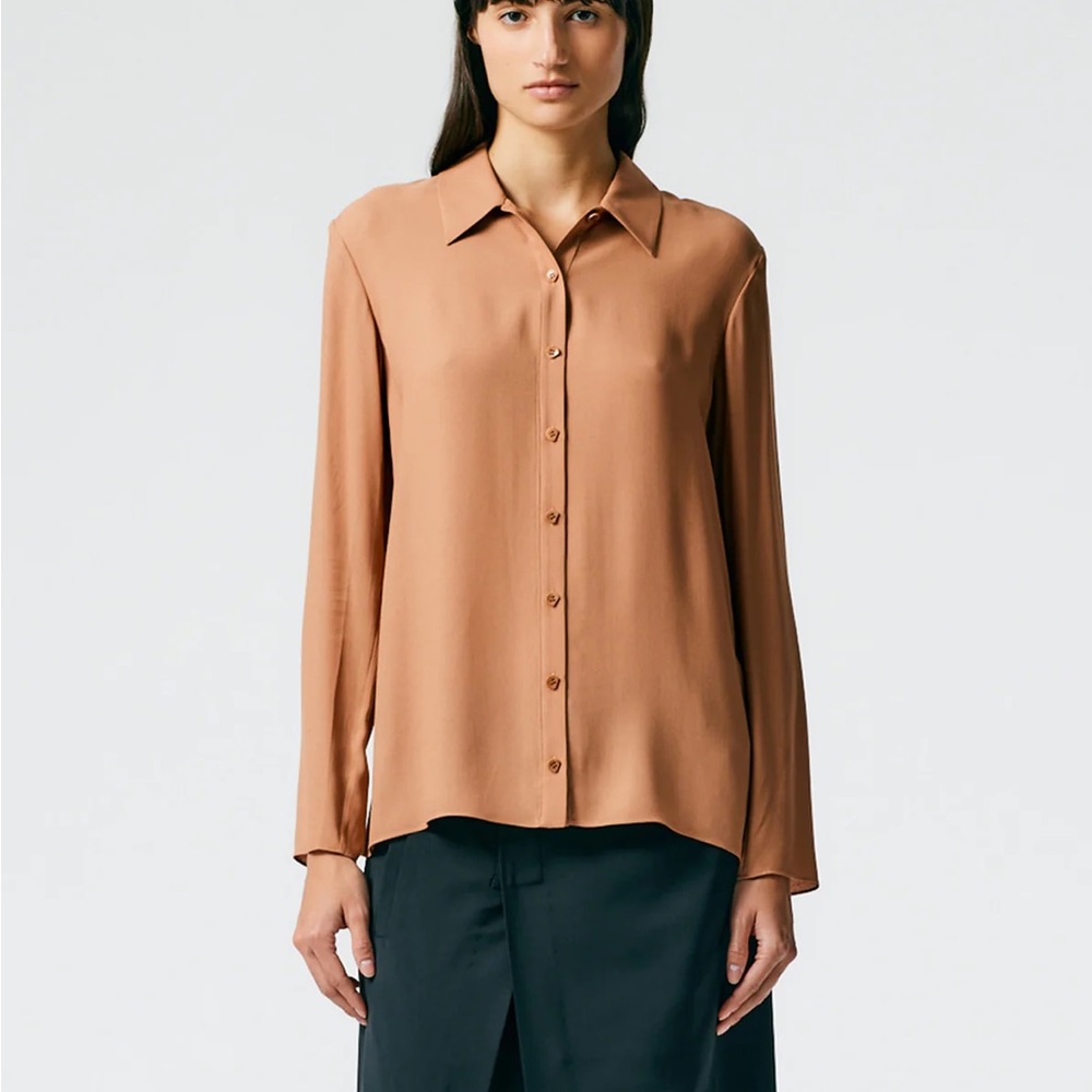 Feather Weight Eco Crepe Slim Shirt